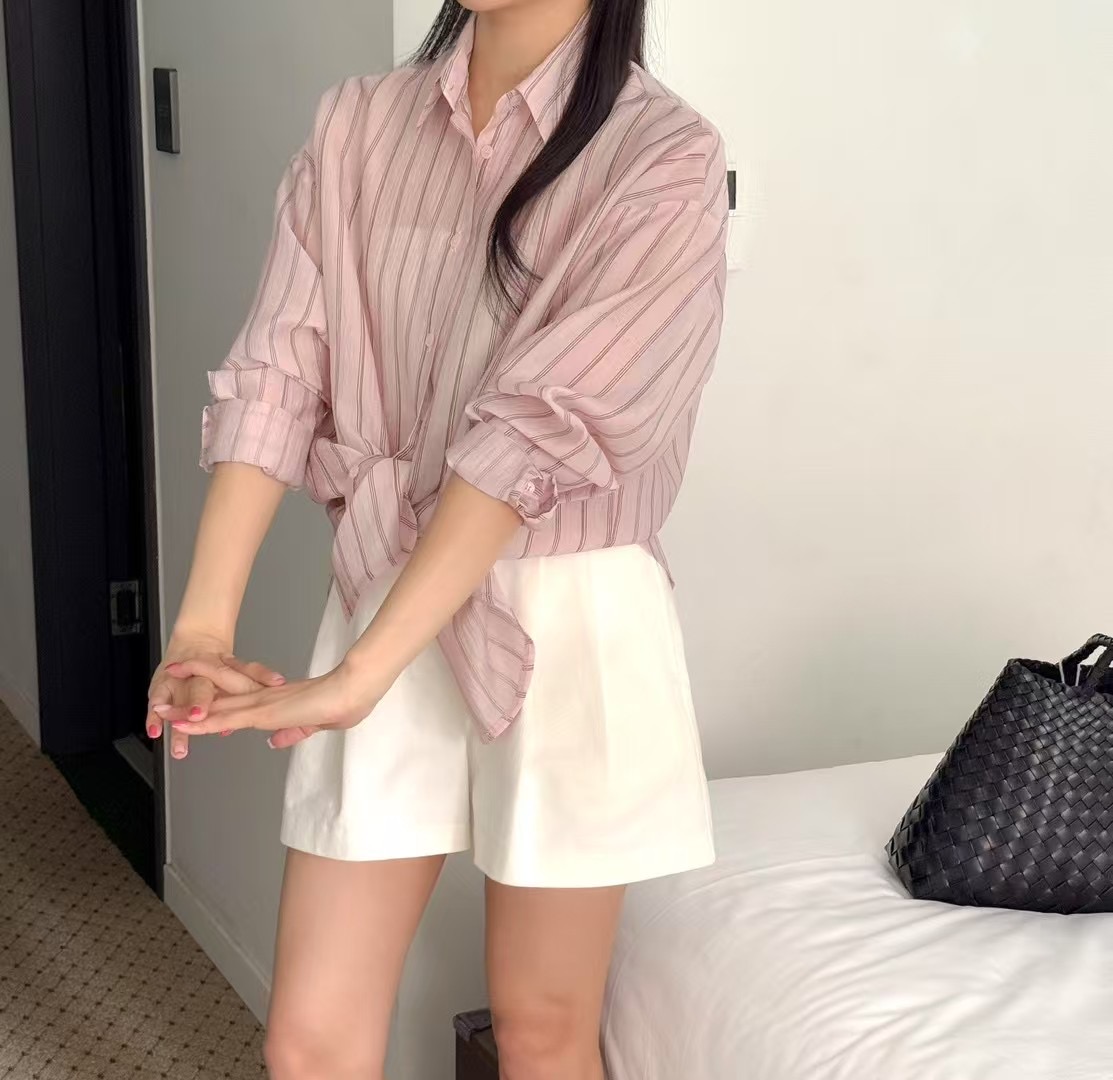 VERY GOOD東大門㊣直郵女士新款25春夏時尚職業襯衫蕾絲衫VERY GOOD襯衫/蕾絲衫