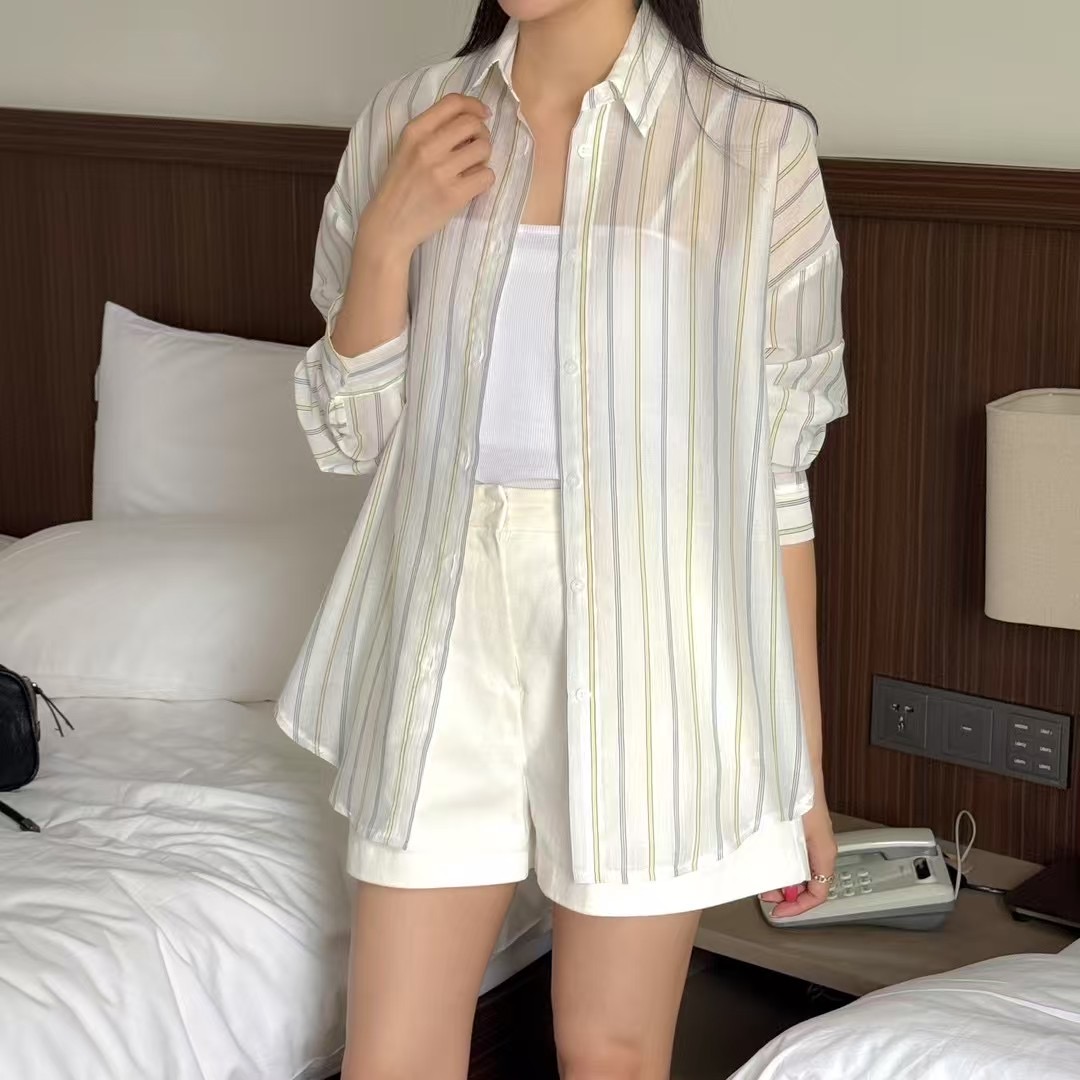 VERY GOOD東大門㊣直郵女士新款25春夏時尚職業襯衫蕾絲衫VERY GOOD襯衫/蕾絲衫
