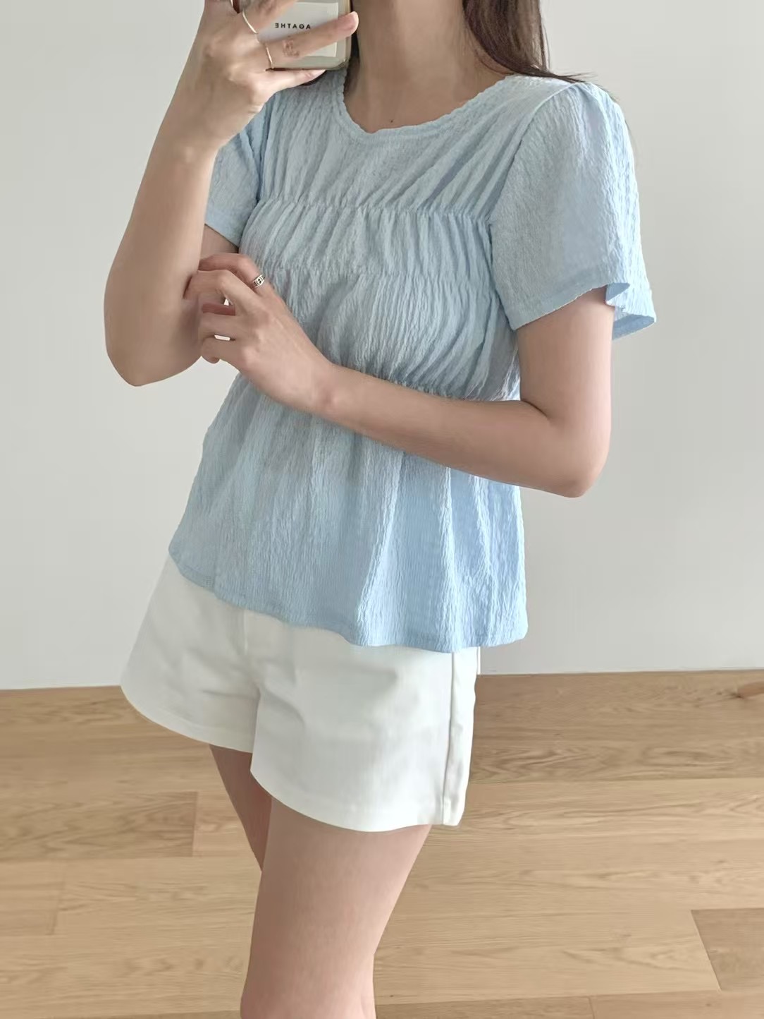 AGATHE東大門㊣直郵女裝新品職業真品熱賣推薦人氣襯衫蕾絲衫AGATHE襯衫/蕾絲衫