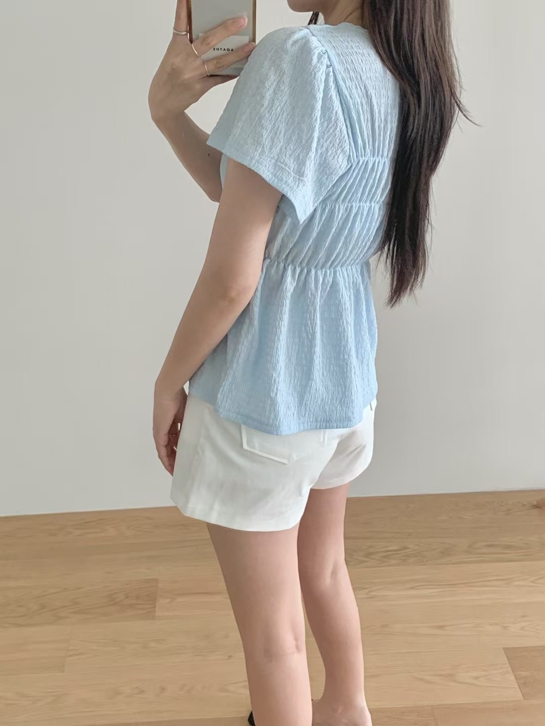 AGATHE東大門㊣直郵女裝新品職業真品熱賣推薦人氣襯衫蕾絲衫AGATHE襯衫/蕾絲衫