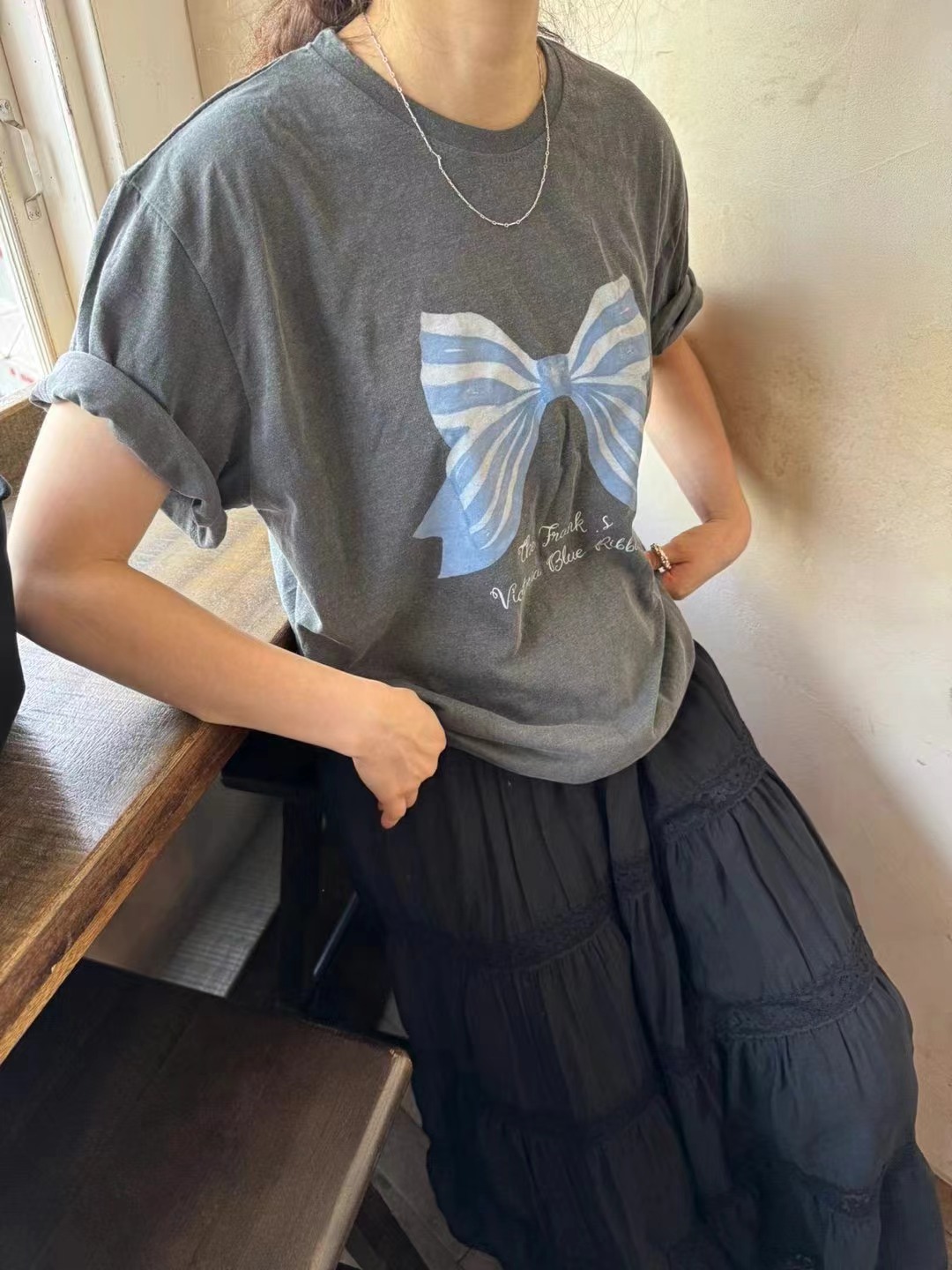 EUN-은-OT東大門㊣實拍女士新品人氣25春夏真品時尚職業T恤EUN-OTT恤
