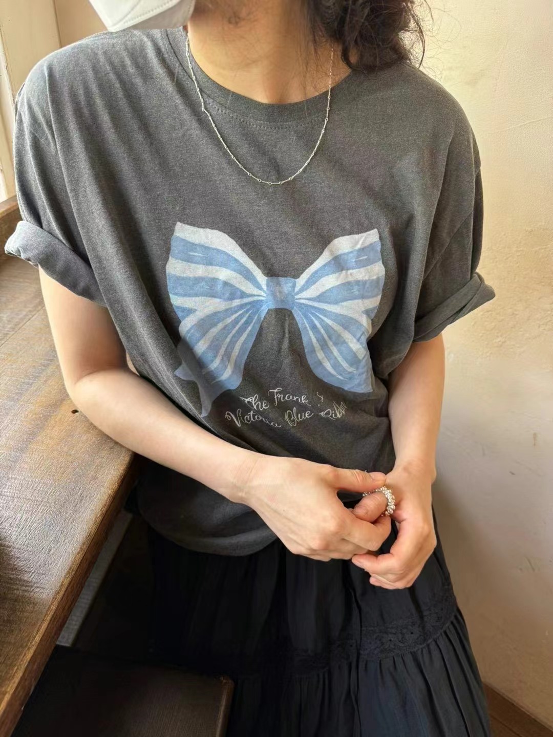 EUN-은-OT東大門㊣實拍女士新品人氣25春夏真品時尚職業T恤EUN-OTT恤