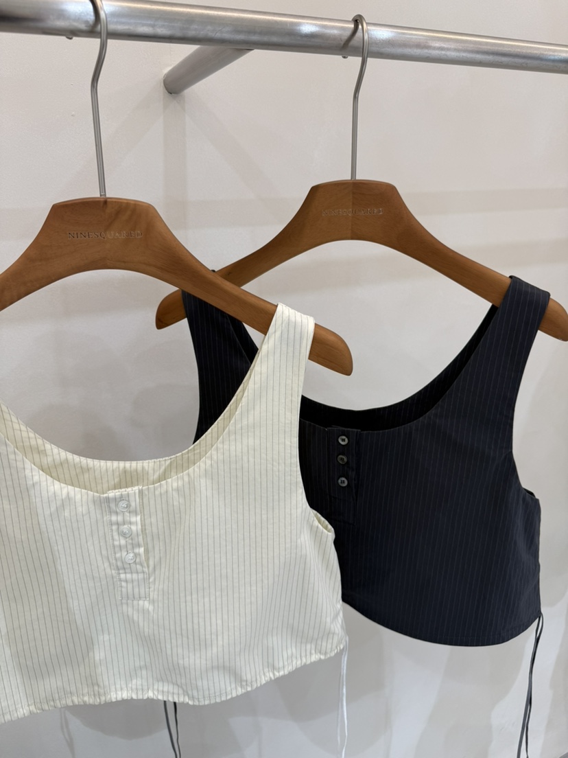 NINESQUARED東大門㊣直郵女裝新品25春夏時尚職業熱賣吊帶背心NINESQUARED吊帶/背心