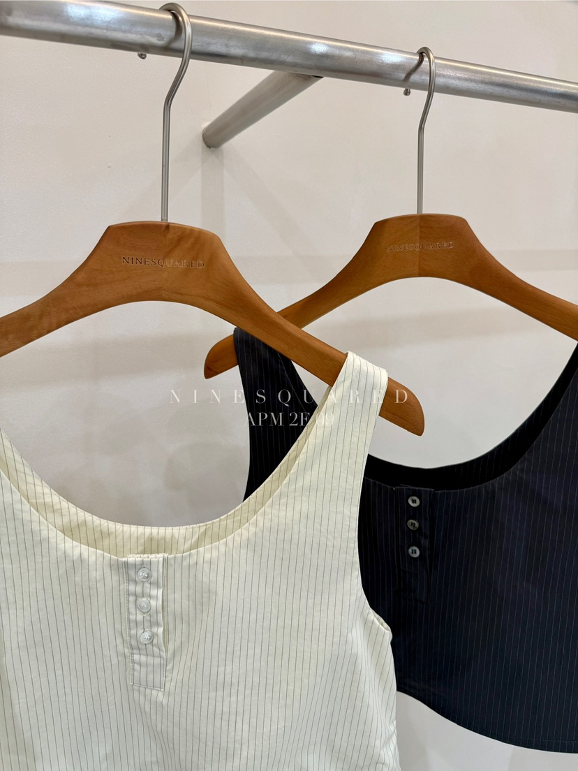 NINESQUARED東大門㊣直郵女裝新品25春夏時尚職業熱賣吊帶背心NINESQUARED吊帶/背心
