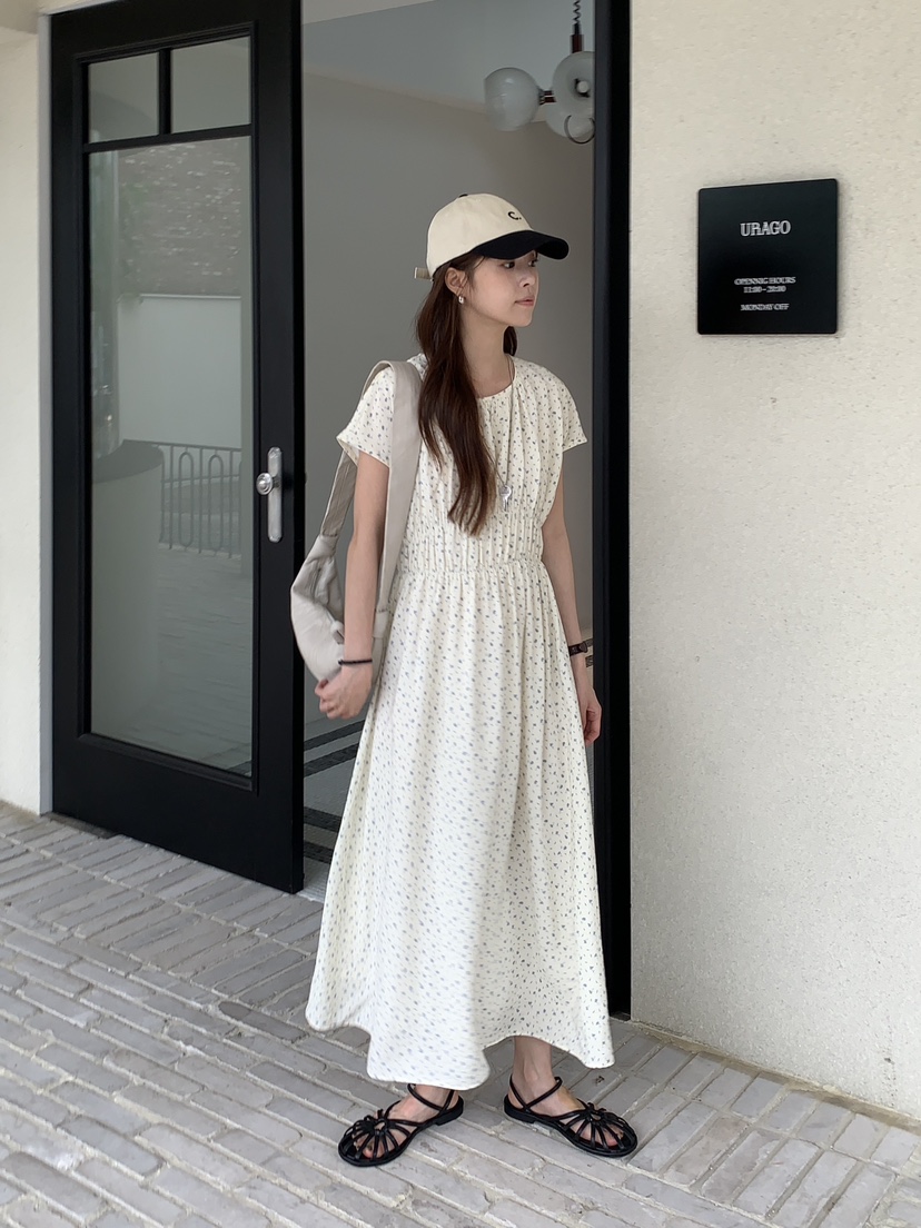 BAKING POWDER韓國代購㊣女士新品25春夏休閑推薦連衣裙兔子BAKING POWDER連衣裙