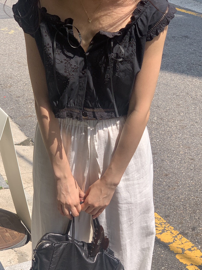 LOGARDEN東大門㊣實拍女裝新款25春夏職業人氣休閑吊帶背心LO GARDEN吊帶/背心
