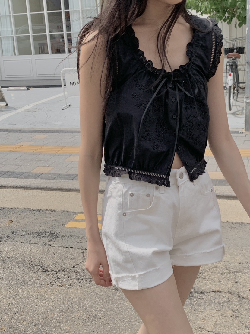 LOGARDEN東大門㊣實拍女裝新款25春夏職業人氣休閑吊帶背心LO GARDEN吊帶/背心
