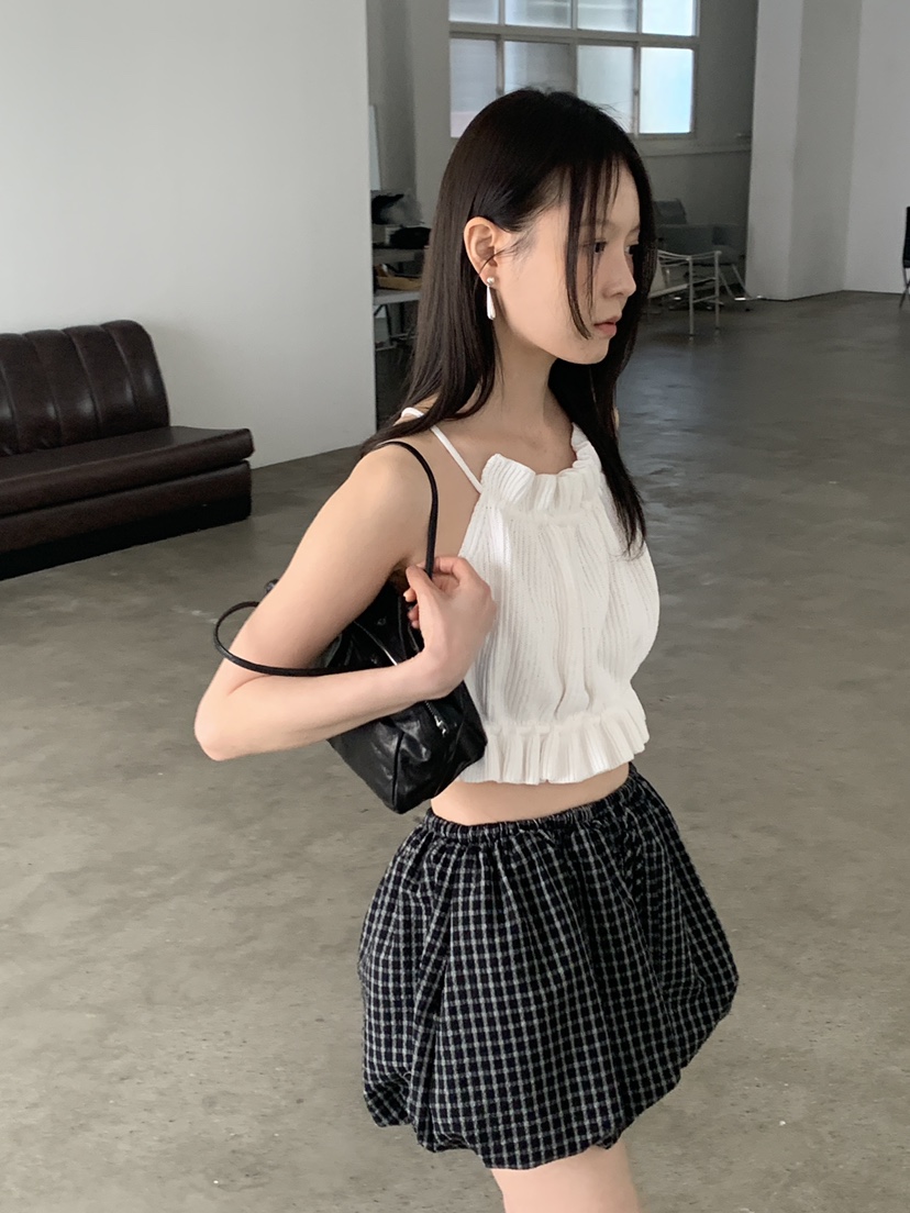 LOGARDEN東大門㊣代購女裝新款職業休閑時尚25春夏吊帶背心LO GARDEN吊帶/背心