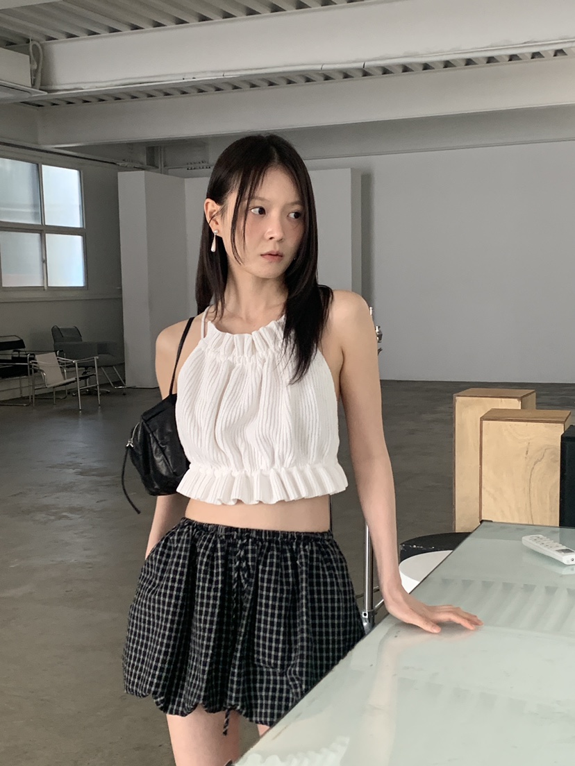 LOGARDEN東大門㊣代購女裝新款職業休閑時尚25春夏吊帶背心LO GARDEN吊帶/背心