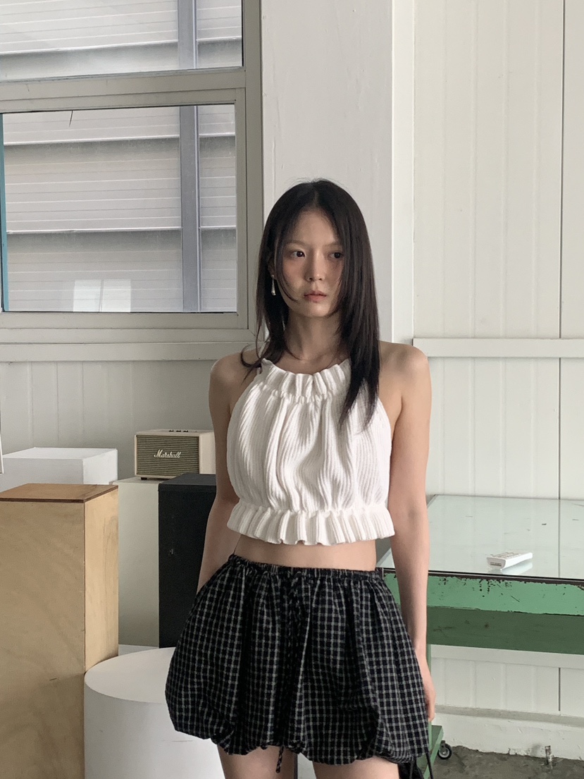 LOGARDEN東大門㊣代購女裝新款職業休閑時尚25春夏吊帶背心LO GARDEN吊帶/背心