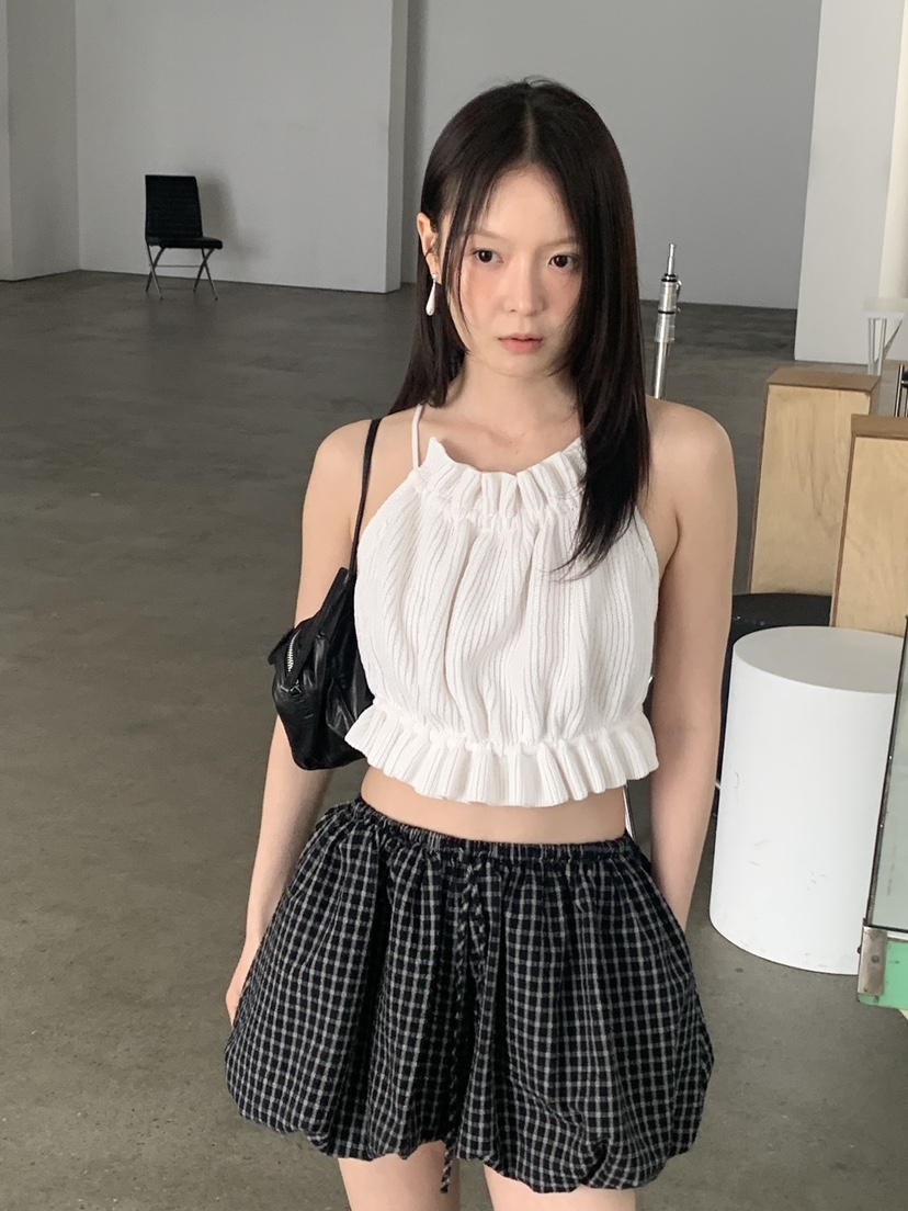 LOGARDEN東大門㊣代購女裝新款職業休閑時尚25春夏吊帶背心LO GARDEN吊帶/背心圖色3