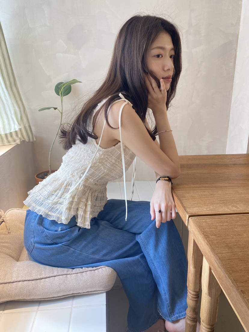 ERUME韓國直郵㊣女裝新款時尚熱賣真品人氣推薦25春夏襯衫蕾絲衫ERUME襯衫/蕾絲衫