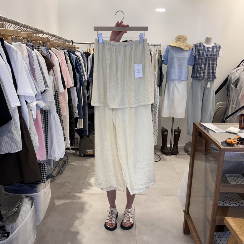 TAN&amp;COMO東大門㊣實拍女士新款職業熱賣時尚25春夏裙褲tan-COMO裙褲圖色2