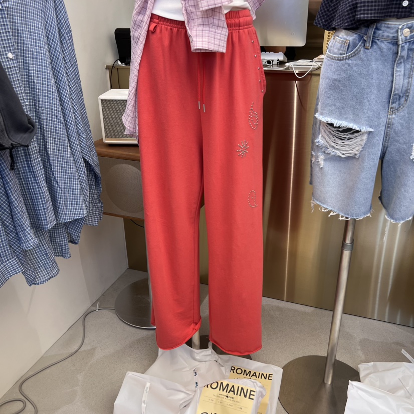 ROMAINE韓國代購㊣女裝新品職業25春夏人氣真品熱賣時尚休閑褲ROMAINE休閑褲圖色2