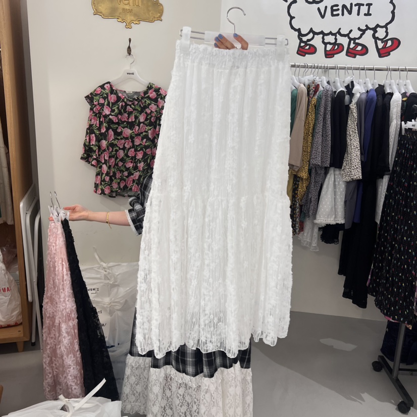 VENTI東大門㊣直郵女裝新品真品熱賣休閑25春夏時尚推薦長裙VENTI長裙