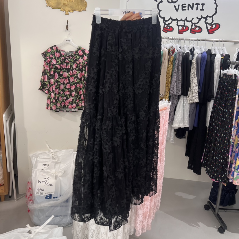 VENTI東大門㊣直郵女裝新品真品熱賣休閑25春夏時尚推薦長裙VENTI長裙