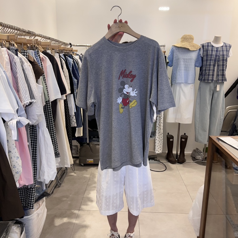 TAN&COMO東大門㊣直郵女裝新款25春夏真品人氣T恤雙面tan-COMOT恤圖色2