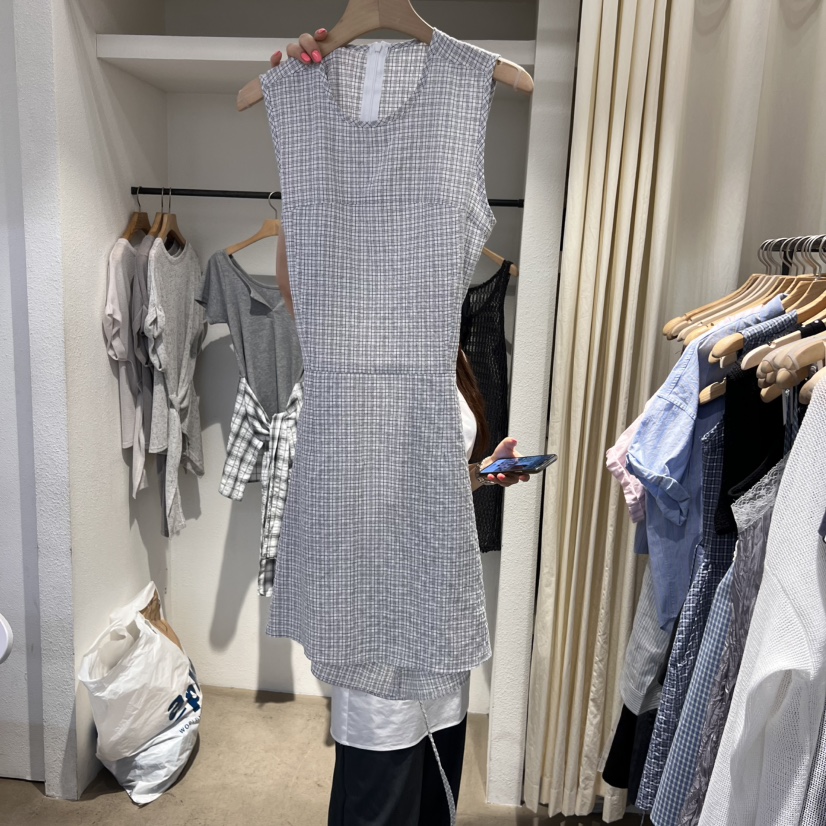 IR BIEN韓國代購㊣女士新品休閑推薦熱賣時尚25春夏連衣裙ir bien-A連衣裙圖色2