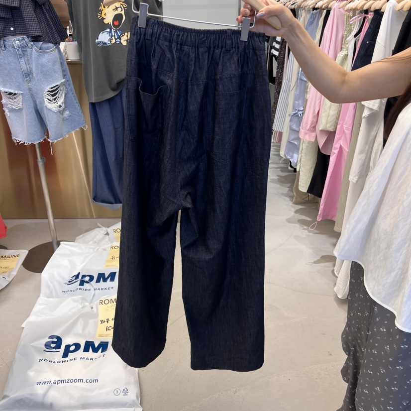 ROMAINE東大門㊣實拍女裝新品真品職業25春夏人氣熱賣牛仔褲ROMAINE牛仔褲