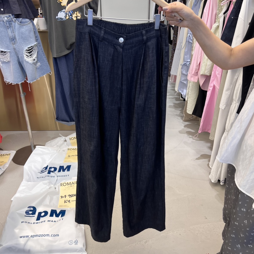 ROMAINE東大門㊣實拍女裝新品真品職業25春夏人氣熱賣牛仔褲ROMAINE牛仔褲圖色1