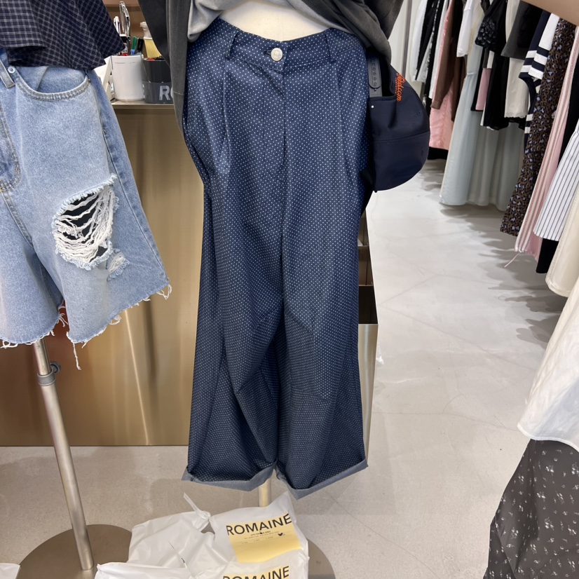 ROMAINE東大門㊣實拍女裝新品真品職業25春夏人氣熱賣牛仔褲ROMAINE牛仔褲圖色2