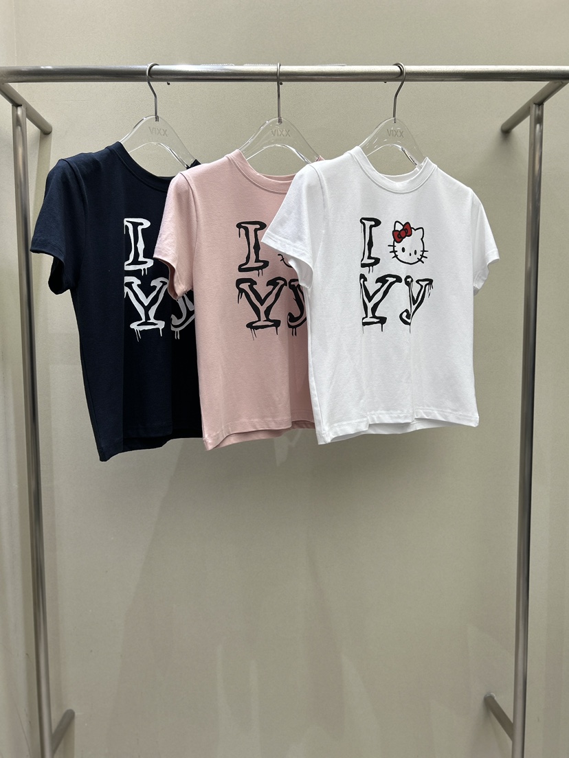 LATTE-P東大門㊣直郵女士新品25春夏人氣職業時尚推薦熱賣T恤LATTE-PT恤
