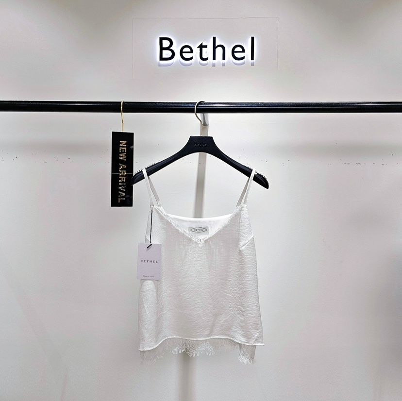BETHEL東大門㊣代購女裝新品時尚休閑人氣真品吊帶背心蕾絲BETHEL吊帶/背心圖色1