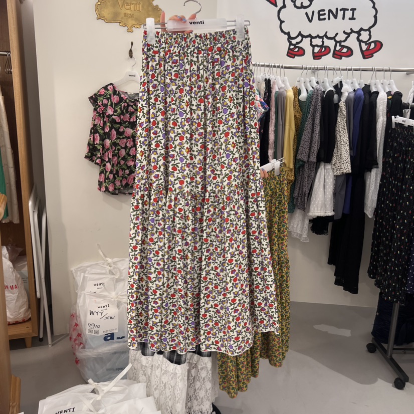 VENTI韓國代購㊣女裝新品職業熱賣25春夏推薦真品半身裙中短裙VENTI半身裙/中短裙圖色4
