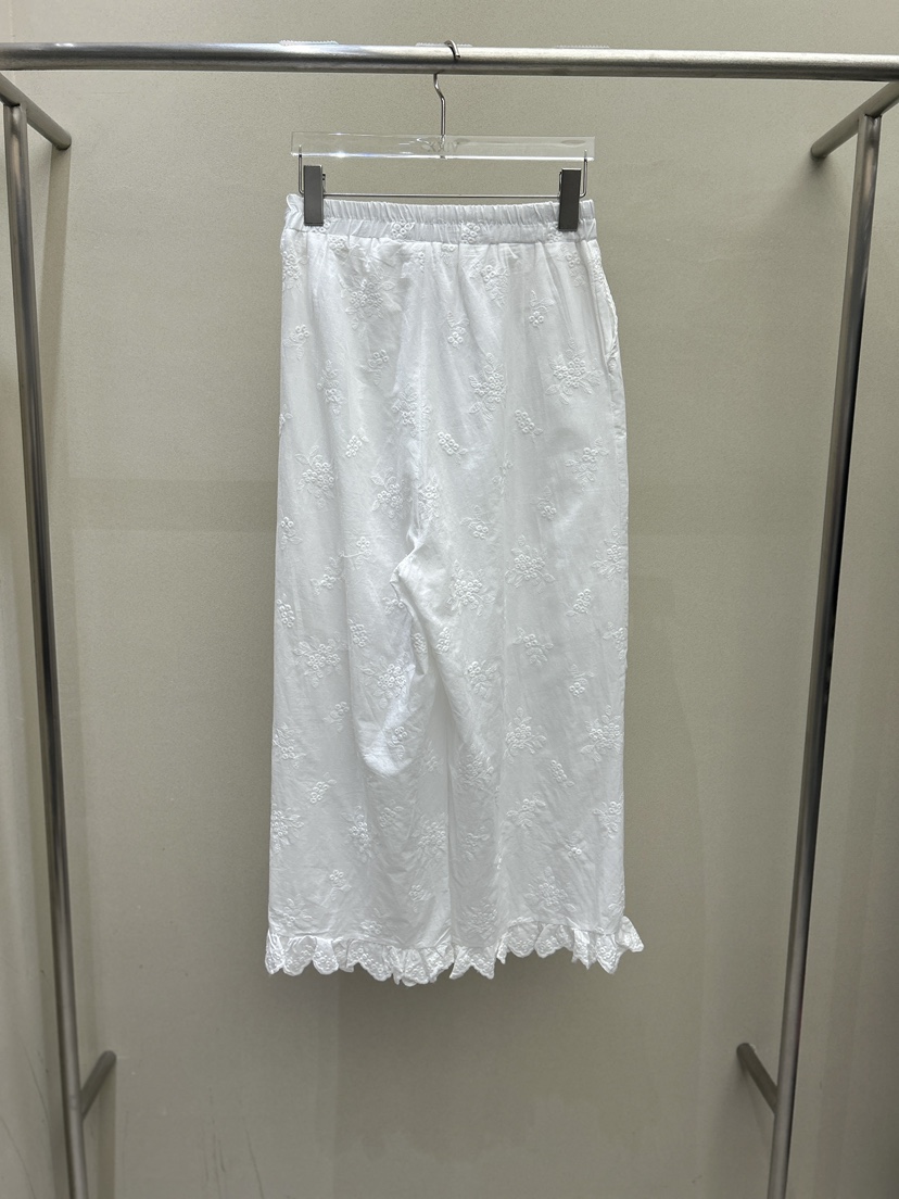 LATTE-P韓國直郵㊣女裝新款真品休閑25春夏職業休閑褲刺繡LATTE-P休閑褲