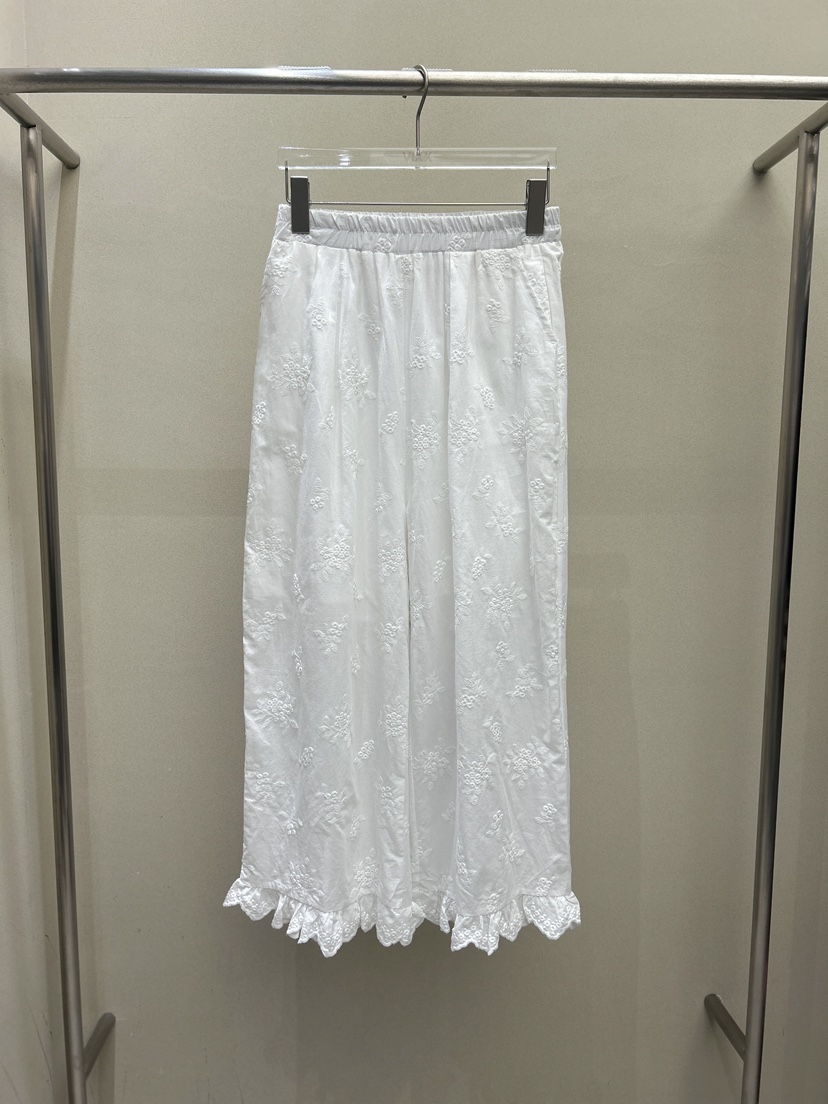 LATTE-P韓國直郵㊣女裝新款真品休閑25春夏職業休閑褲刺繡LATTE-P休閑褲
