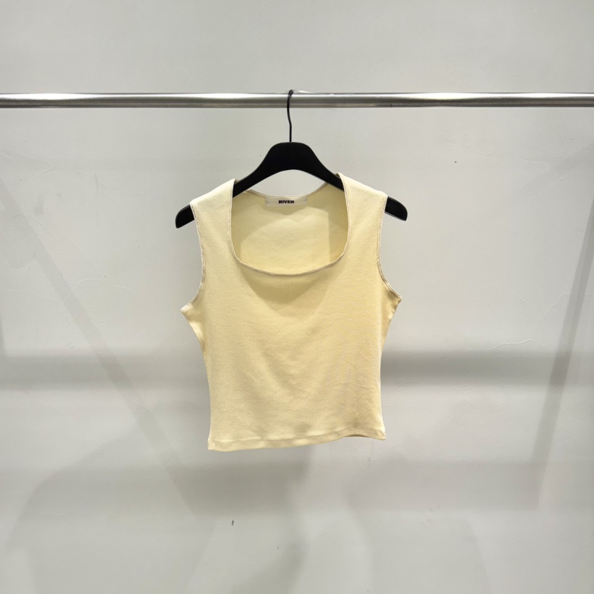 RIVER東大門㊣代購女裝新品人氣時尚休閑職業真品25春夏吊帶背心WATER/RIVER吊帶/背心圖色2