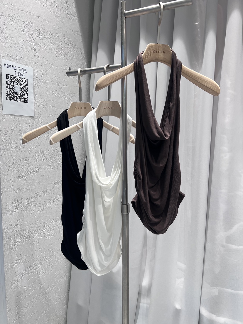 CLOTH東大門㊣實拍女裝新品熱賣推薦時尚人氣職業25春夏吊帶背心CLOTH吊帶/背心