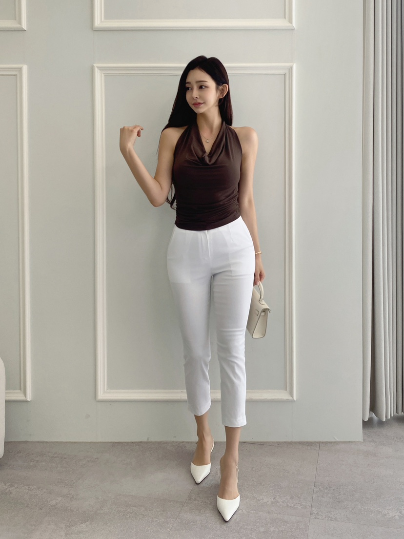 CLOTH東大門㊣實拍女裝新品熱賣推薦時尚人氣職業25春夏吊帶背心CLOTH吊帶/背心