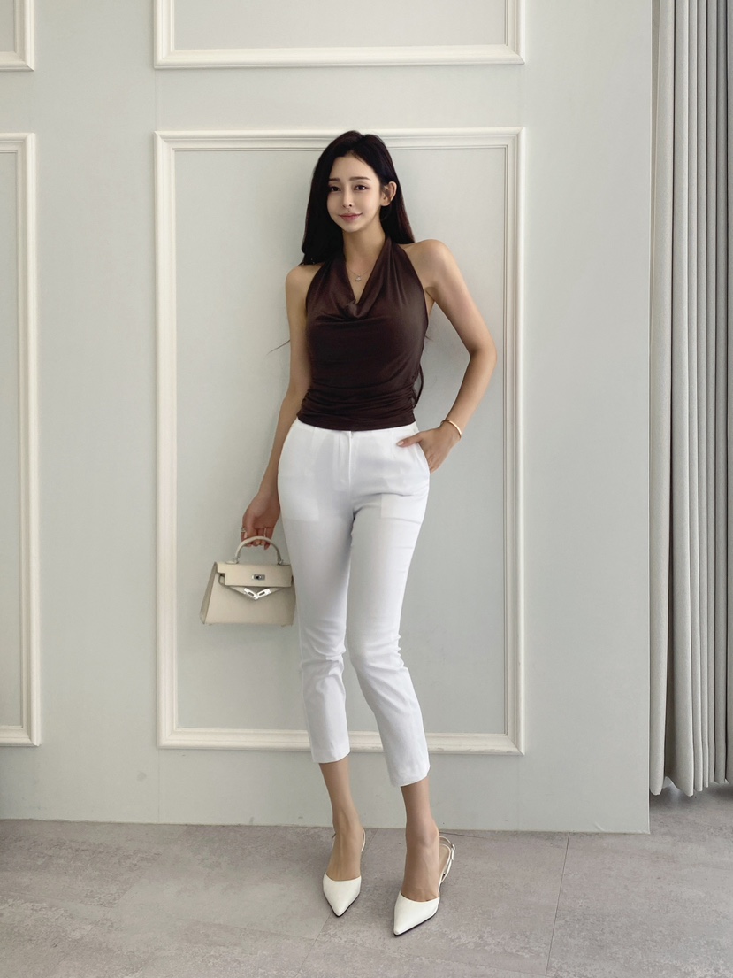 CLOTH東大門㊣實拍女裝新品熱賣推薦時尚人氣職業25春夏吊帶背心CLOTH吊帶/背心