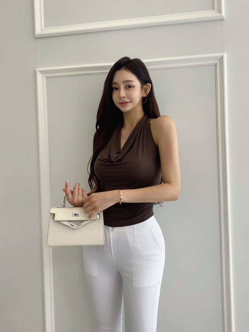 CLOTH東大門㊣實拍女裝新品熱賣推薦時尚人氣職業25春夏吊帶背心CLOTH吊帶/背心