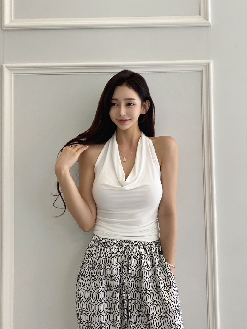 CLOTH東大門㊣實拍女裝新品熱賣推薦時尚人氣職業25春夏吊帶背心CLOTH吊帶/背心