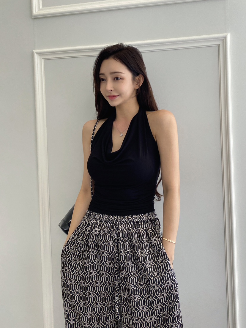 CLOTH東大門㊣實拍女裝新品熱賣推薦時尚人氣職業25春夏吊帶背心CLOTH吊帶/背心圖色3