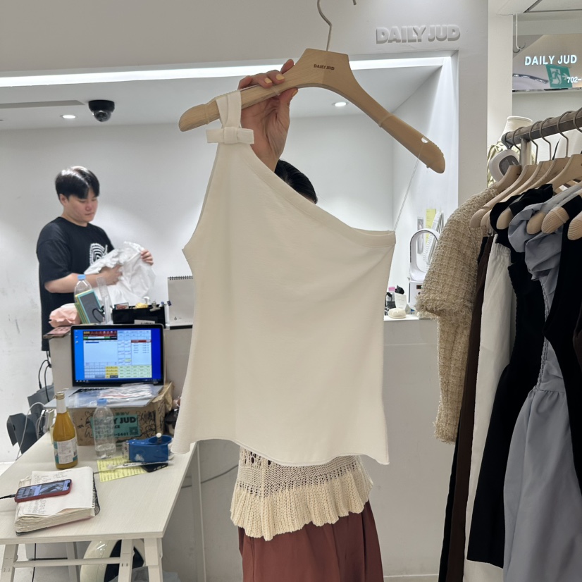DAILYJUD東大門㊣代購女士新品休閑人氣推薦真品時尚吊帶背心DAILY JUD吊帶/背心圖色1