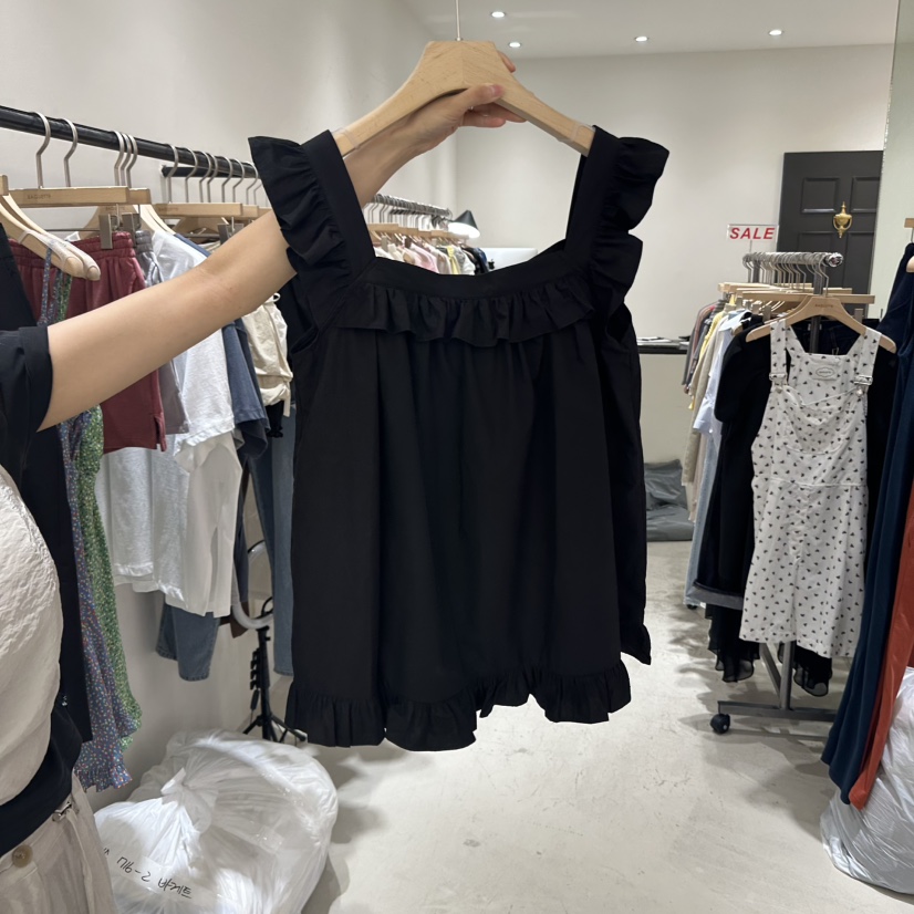 BAGUETTE東大門㊣實拍女裝新品真品熱賣推薦職業休閑吊帶背心BAGUETTE吊帶/背心