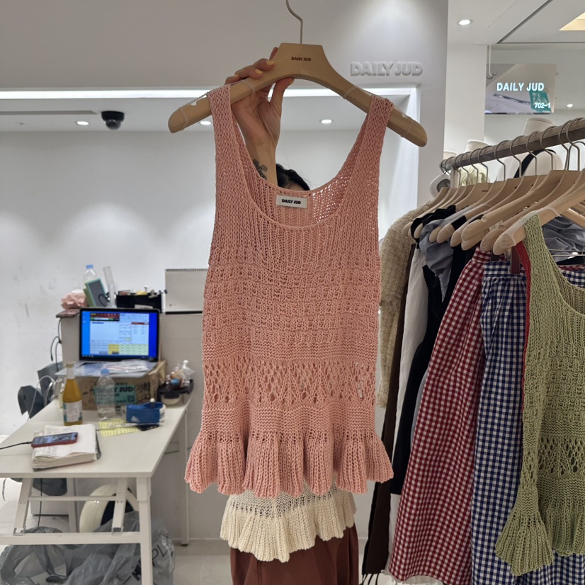 DAILYJUD東大門㊣代購女士新品真品熱賣時尚職業人氣吊帶背心DAILY JUD吊帶/背心圖色2