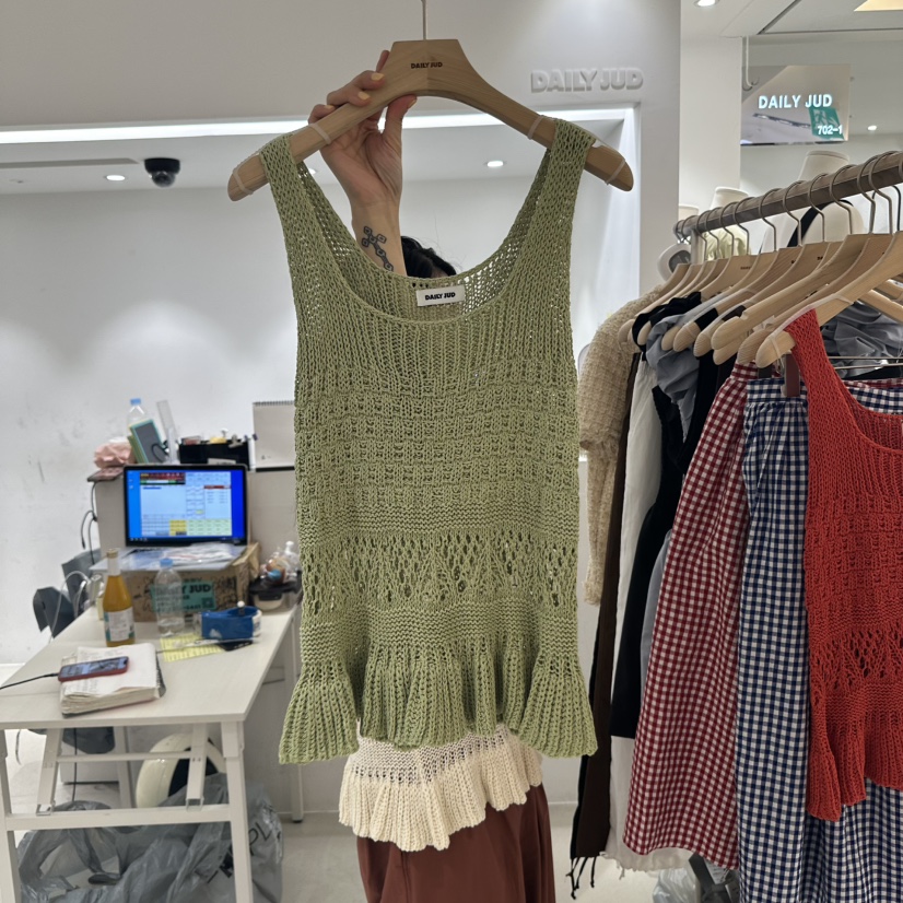 DAILYJUD東大門㊣代購女士新品真品熱賣時尚職業人氣吊帶背心DAILY JUD吊帶/背心圖色3