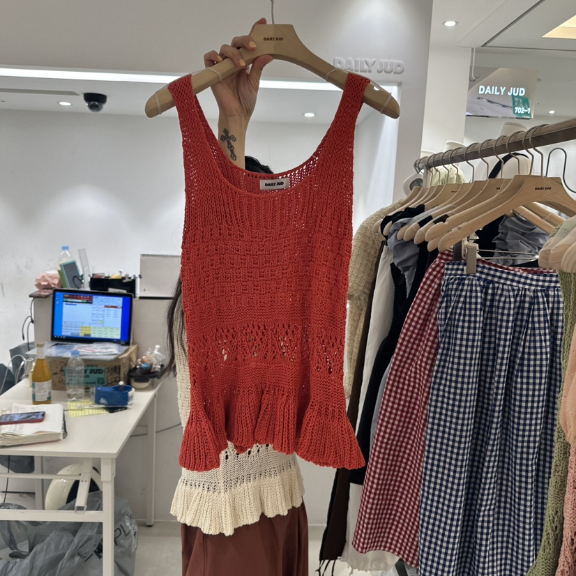 DAILYJUD東大門㊣代購女士新品真品熱賣時尚職業人氣吊帶背心DAILY JUD吊帶/背心圖色4
