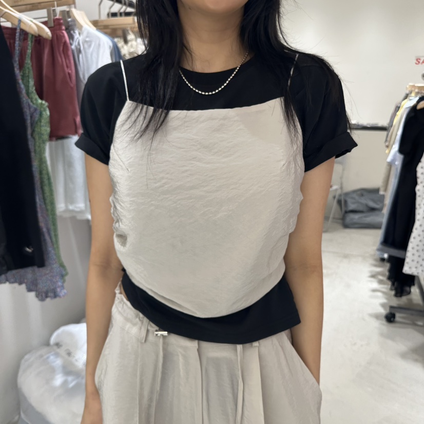 BAGUETTE東大門㊣代購女裝新款休閑職業熱賣時尚真品吊帶背心BAGUETTE吊帶/背心