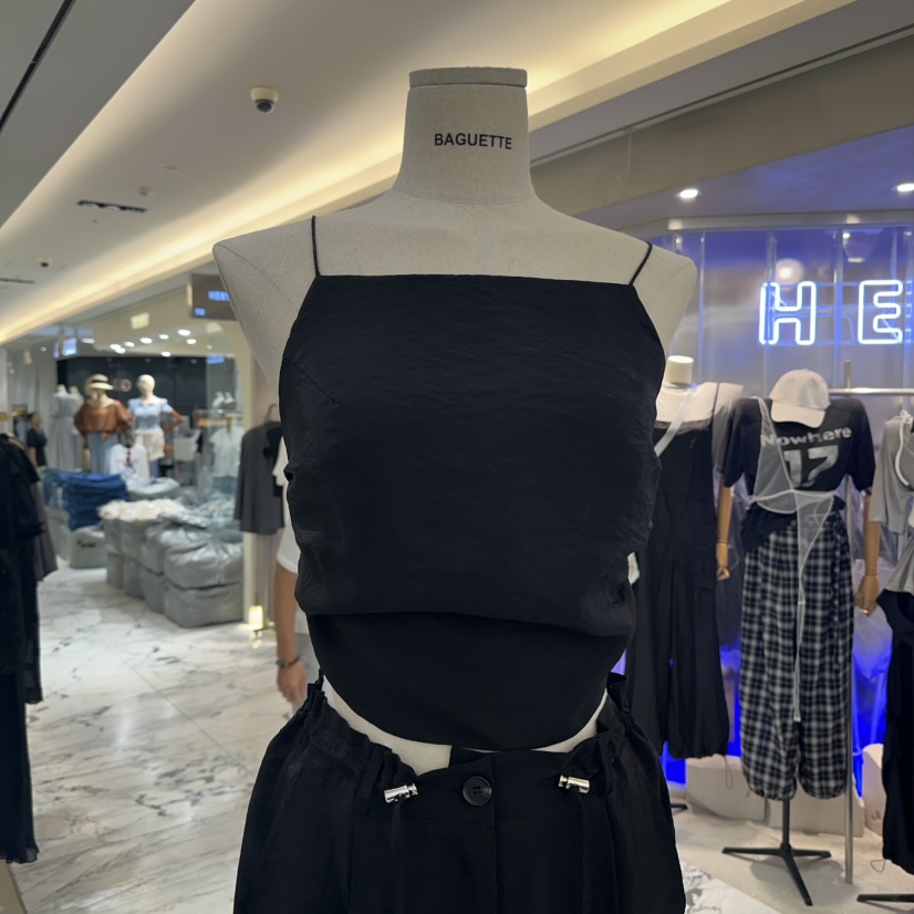 BAGUETTE東大門㊣代購女裝新款休閑職業熱賣時尚真品吊帶背心BAGUETTE吊帶/背心圖色2