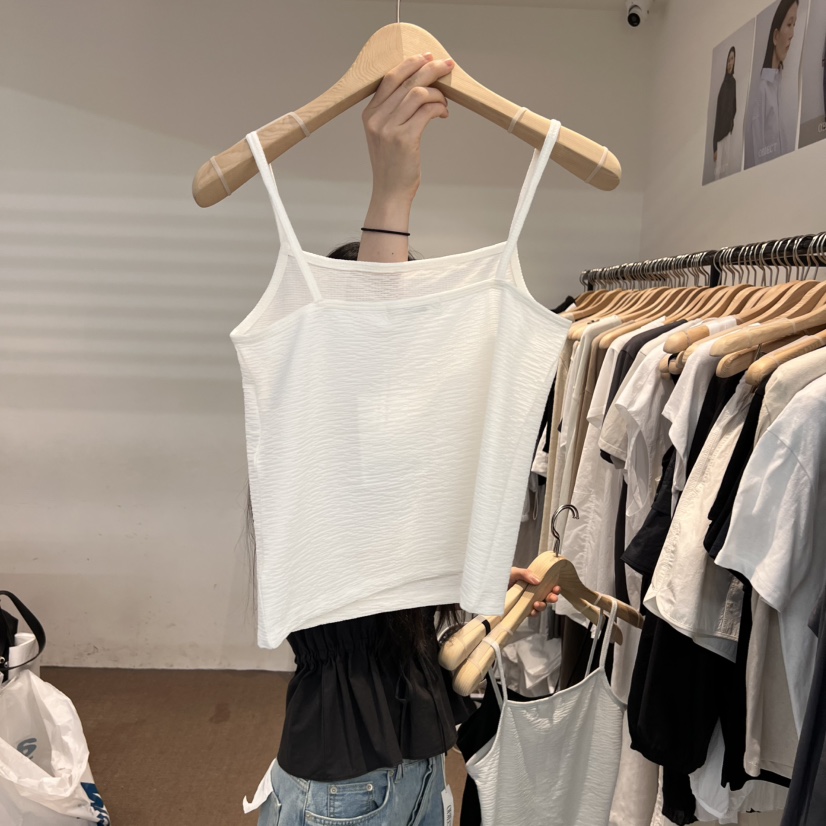 OBJECT東大門㊣代購女裝新品真品25春夏休閑推薦職業吊帶背心OBJECT吊帶/背心