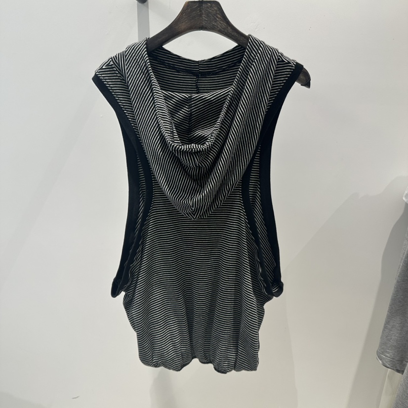 JANE BIRKIN東大門㊣直郵女裝新品休閑吊帶背心連帽衫條紋JANE BIRKIN設計師品牌吊帶/背心