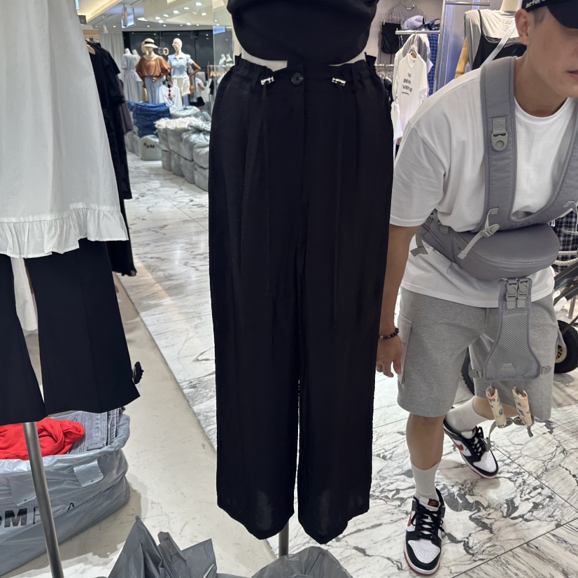 BAGUETTE韓國代購㊣女士新款25春夏時尚職業熱賣真品休閑褲BAGUETTE休閑褲圖色2