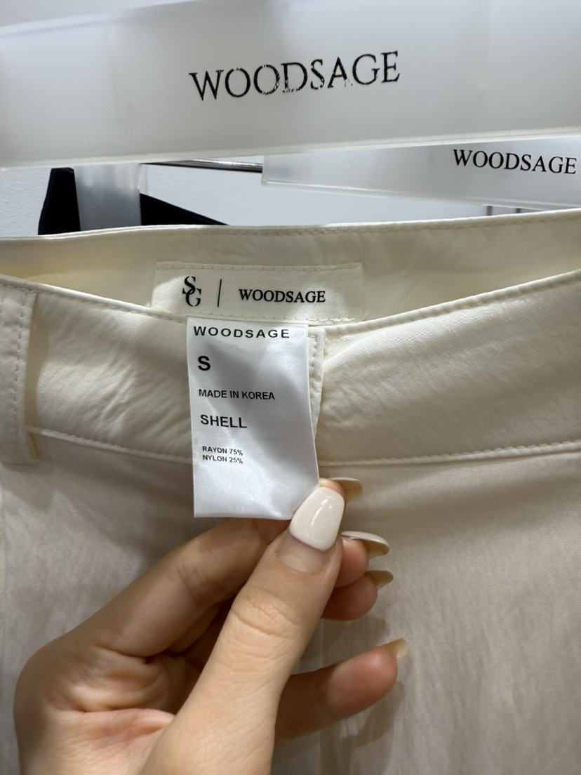 WOOD SAGE韓國直郵㊣女裝新款熱賣25春夏推薦真品人氣休閑褲WOOD SAGE休閑褲