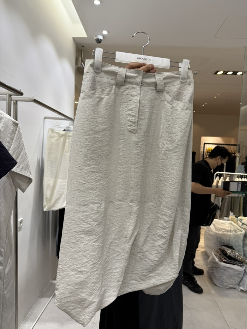 WOOD SAGE東大門㊣代購女士新款職業真品人氣半身裙中短裙WOOD SAGE半身裙/中短裙圖色2