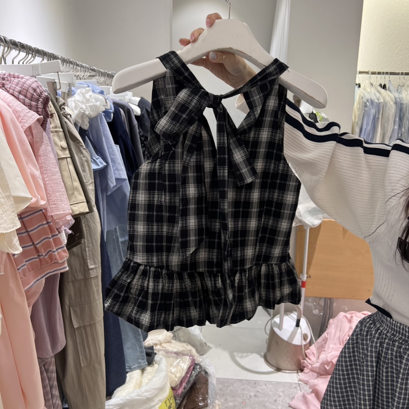 TYCHE韓國代購㊣女裝新款真品熱賣休閑25春夏職業時尚吊帶背心TYCHE吊帶/背心
